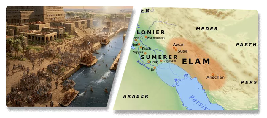 Metopotasian civilization and the Elamites 